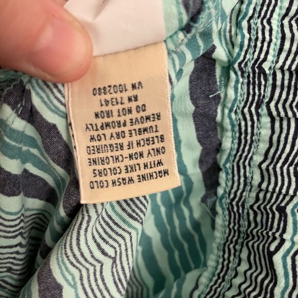 L.L. Bean Sweat Shorts Men's XS Blue Green Drawstring Waist Nylon Polyester - Picture 7 of 12